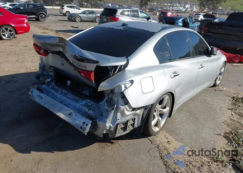 2014 Infiniti Q50 Sport from USA, damaged, VIN JN1BV7AP0EM684436